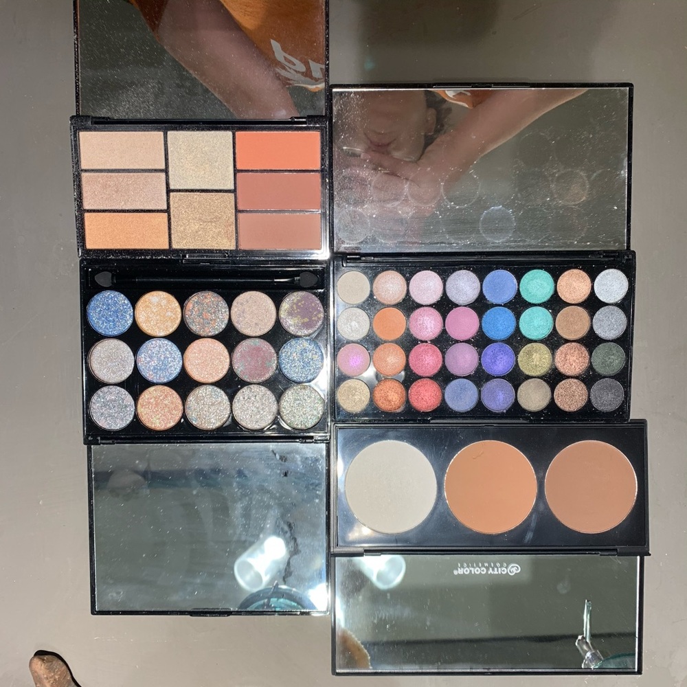 EYESHADOW, BLUSH, HIGHLIGHTER, COUNTOUR PALETTE